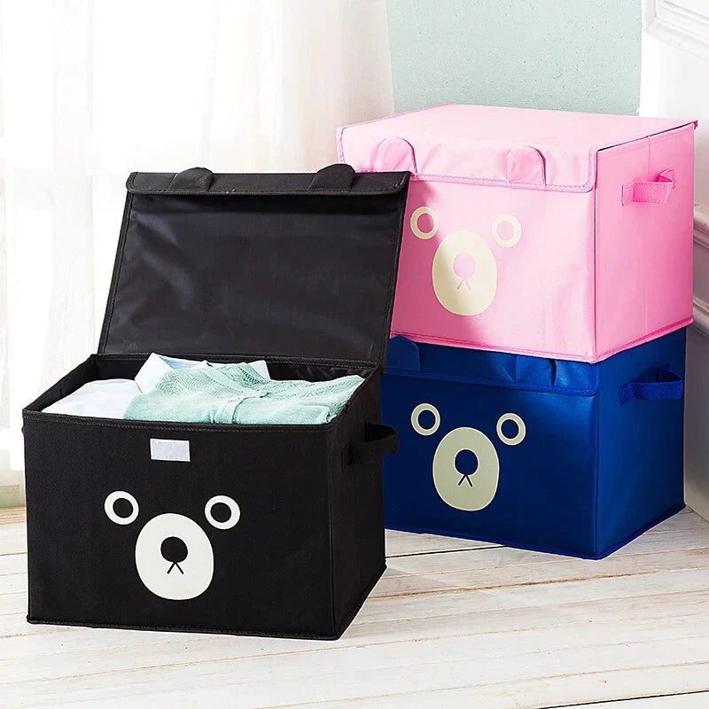 Folding Storage Box - Cartoon Bear Storage Box