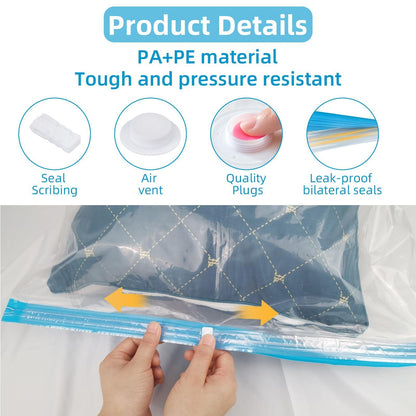 Space Saver Vacuum Storage Bag With Pump (Imported)