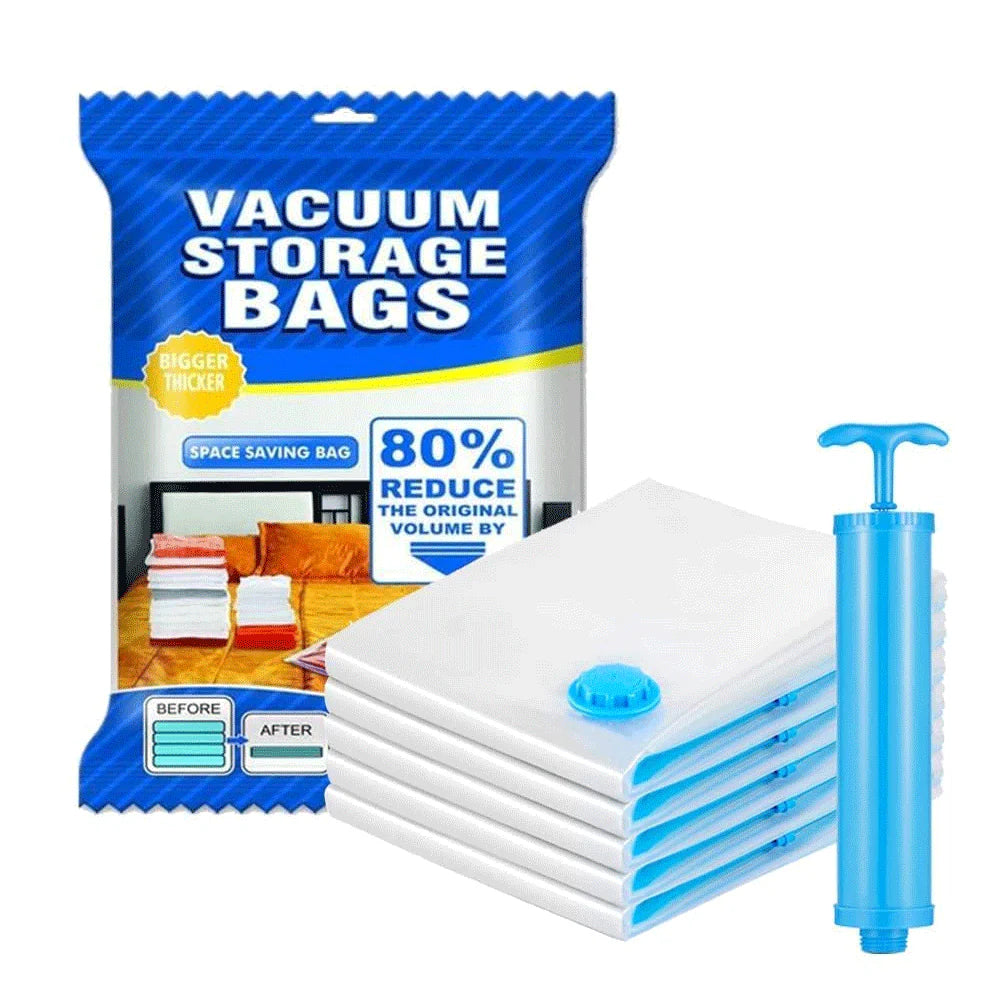 Space Saver Vacuum Storage Bag With Pump (Imported)