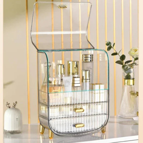 Desktop Transparent Cosmetic Storage Box