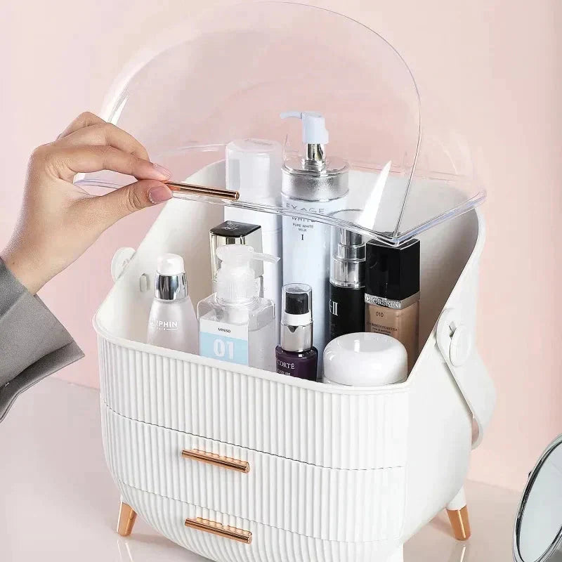 GlamourGlide Cosmetic Organizer