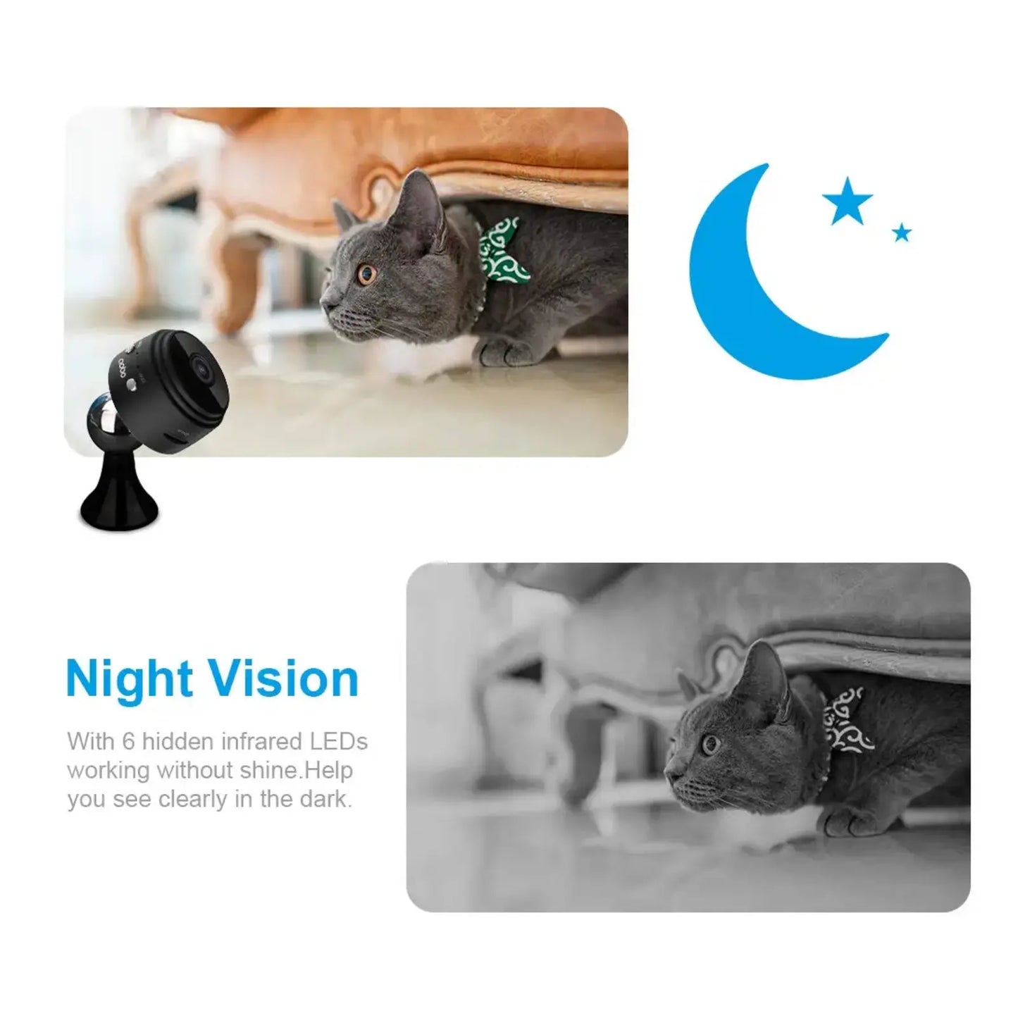 A-12 Wi-Fi Room Camera With Night Vision