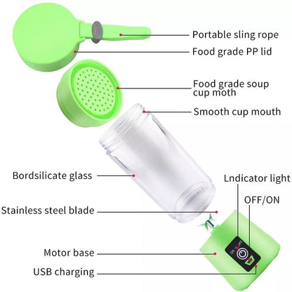 Portable USB Rechargeable Blender