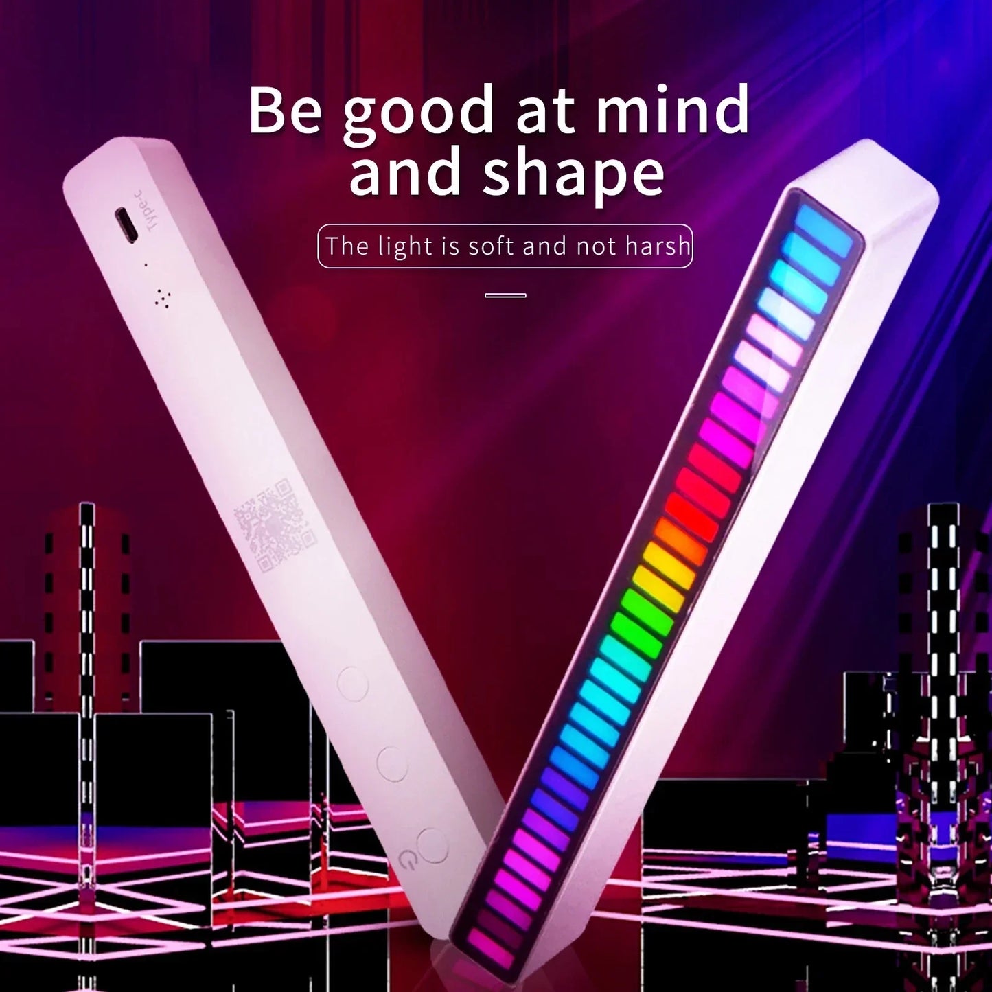 Rhythm LED Lights - RGB Light Bar Sync with Music – Welcome Mart