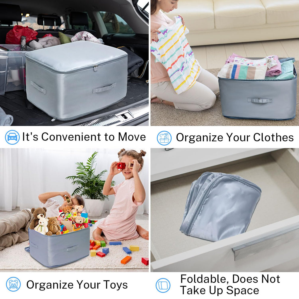 Space Saving Self Compression Organizer Imported (Pack Of Two)