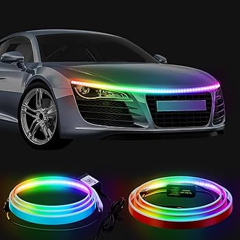 Car Bonnet Ambient Flexible Waterproof LED Light (71 Inches)