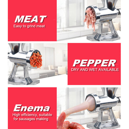 Manual Aluminium Meat Mincer Grinder