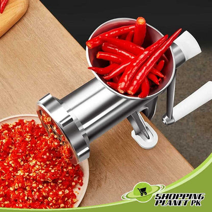 Manual Aluminium Meat Mincer Grinder