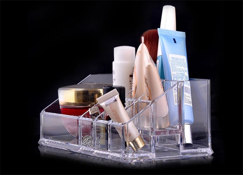 Multiple Grid Cosmectic Organizer