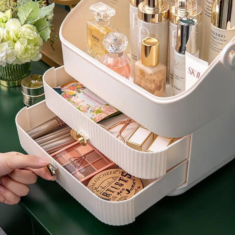 Makeup & Cosmetic Caddy With Drawers