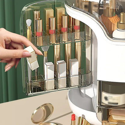 Luxury desktop cosmetic organizer