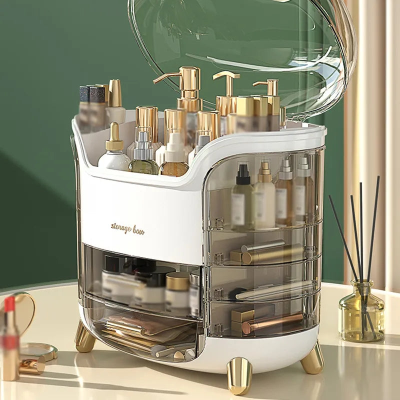 Luxury desktop cosmetic organizer