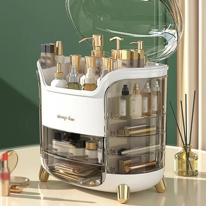 Luxury desktop cosmetic organizer