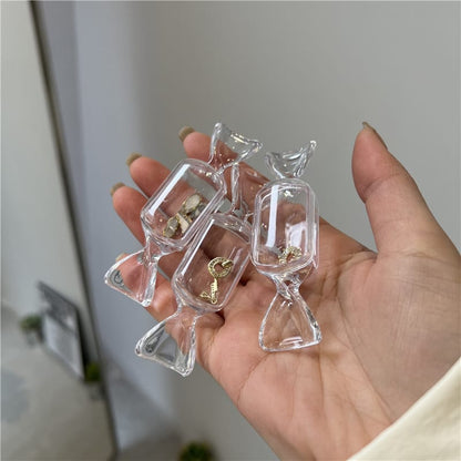 Transparent Candy Shape Box (Pack Of 6)