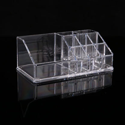 9 Grid Acrylic Makeup Organizer Storage Box