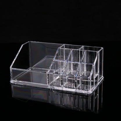 9 Grid Acrylic Makeup Organizer Storage Box