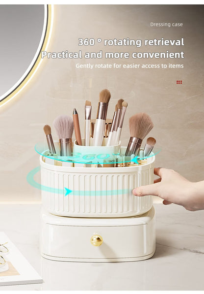 Rotating Vanity Makeup Organizer