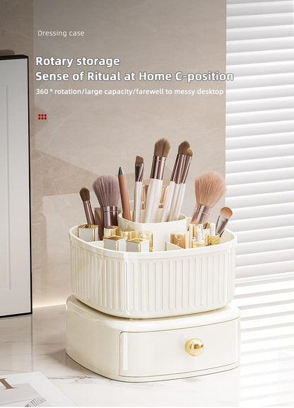 Rotating Vanity Makeup Organizer