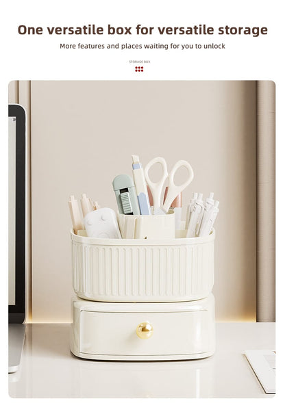 Rotating Vanity Makeup Organizer