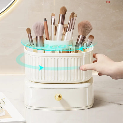 Rotating Vanity Makeup Organizer