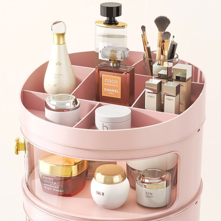 Clear Vanity Makeup and Cosmetic Organizer