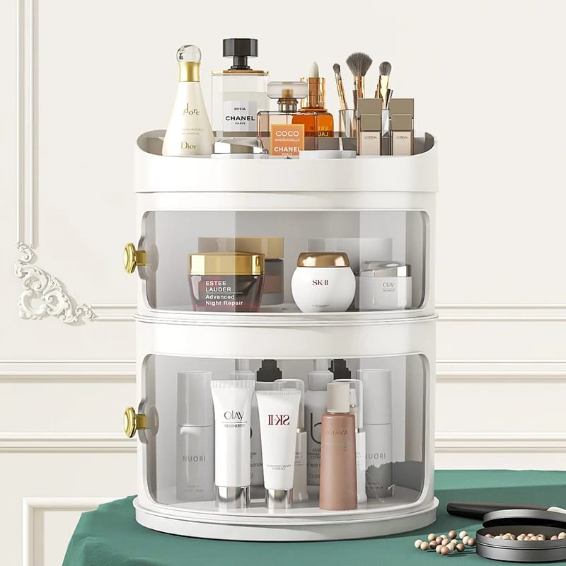 Clear Vanity Makeup and Cosmetic Organizer