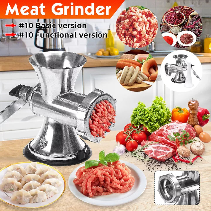 Manual Aluminium Meat Mincer Grinder