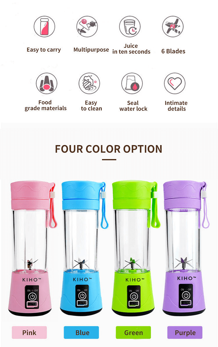 Portable USB Rechargeable Blender