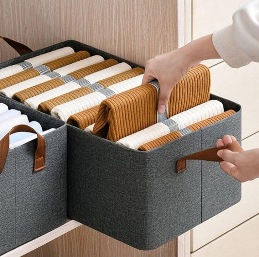 Clothes Storage Organiser with Metal Rods (imported)